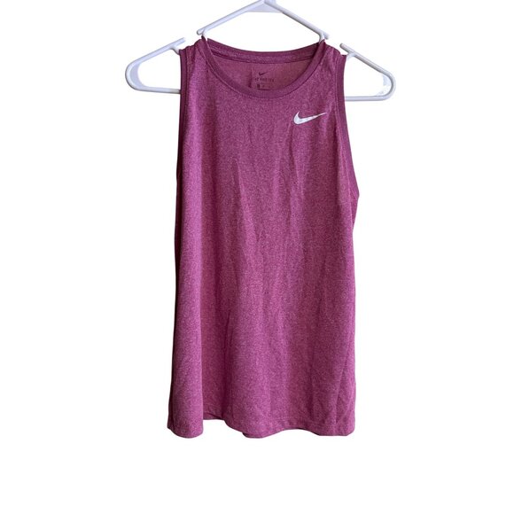 Nike Womens  Medium Heathered Purple Sleeveless Dri-Fit Tank Top - Picture 1 of 5